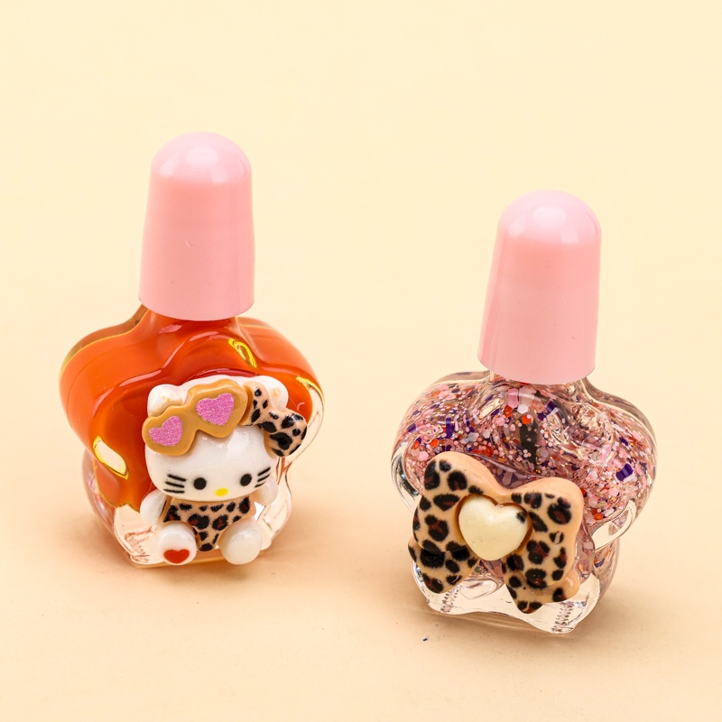 Accesorios de Impresión Leopardo Color Esmalte de Uñas Peelable (Caja de Juego) 4