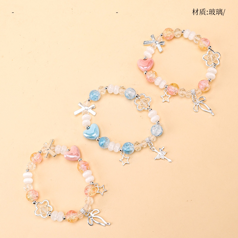 Popcorn Cat's Eye Love Pulsera
