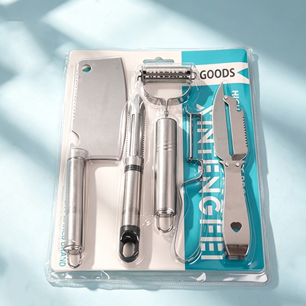 707 Conjunto de Herramientas de Cocina Multifunción de Acero Inoxidable 4