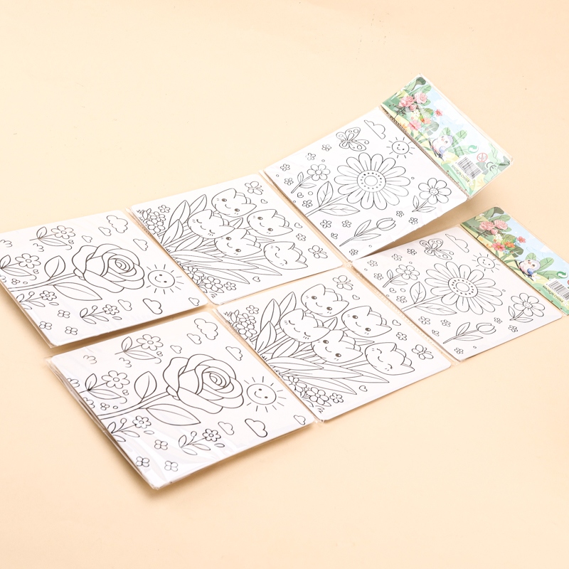 DRCAL Tarjeta de Color Divertido Para Niños (Con Pluma de Acuarela) 4