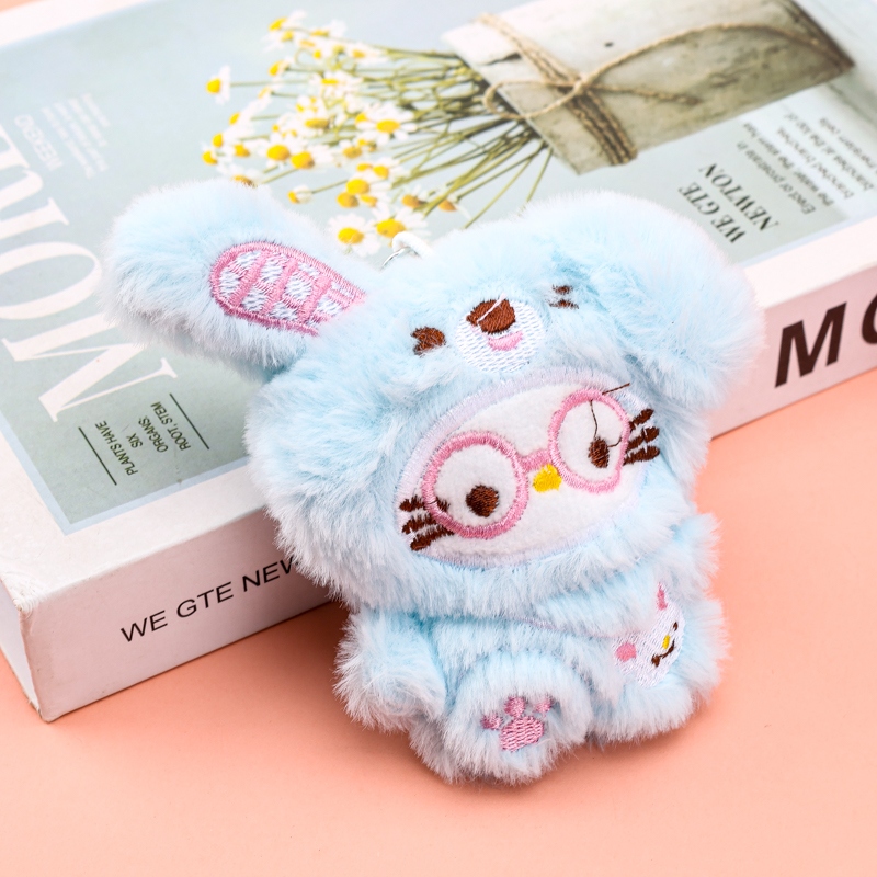 Vidrios de Oído Plegable Colgante Cat Plush 4
