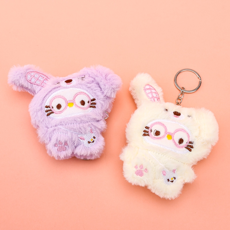 Vidrios de Oído Plegable Colgante Cat Plush 5