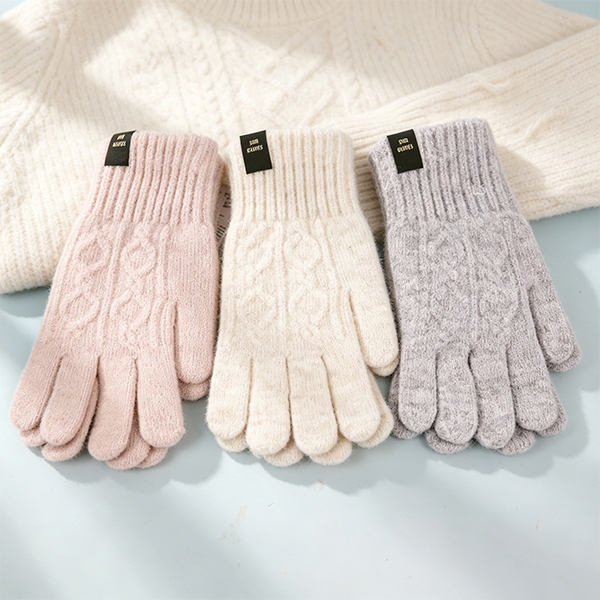 B- 25025 Guantes de Doble Cuervo Torcidos de Flores Estándar Abierto 3