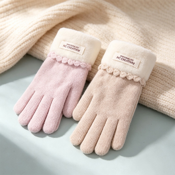 A- 25047 Señoras Moda Creado Guantes de Finger Estándar 4