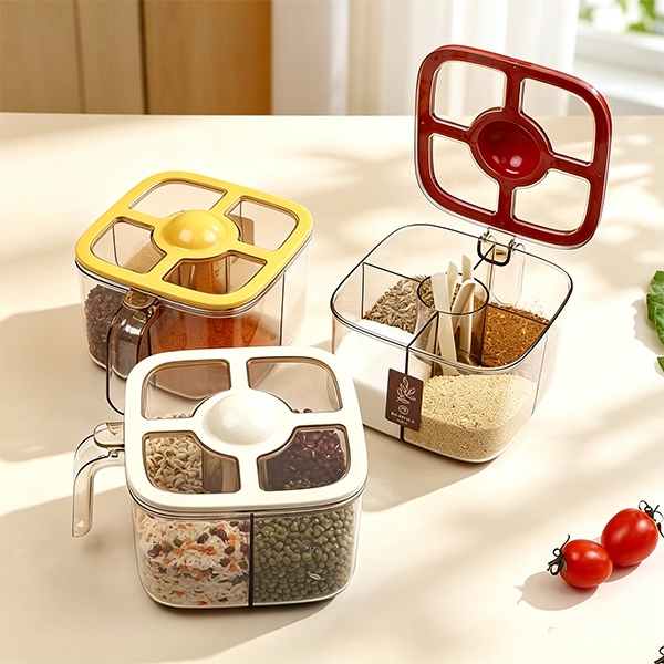 9132 Star Ring Four-compartment Seasoning Box 3