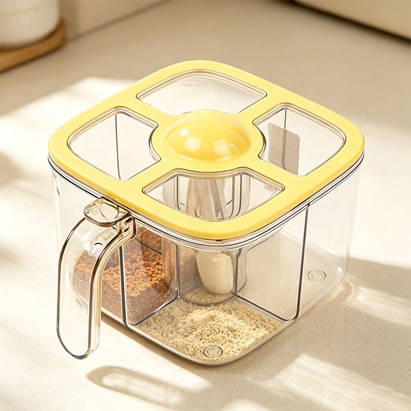 9132 Star Ring Four-compartment Seasoning Box 4