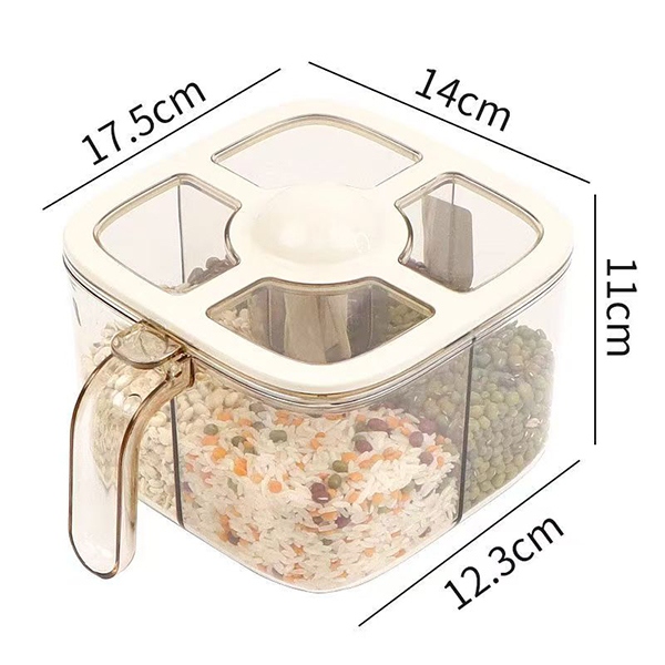 9132 Star Ring Four-compartment Seasoning Box 6