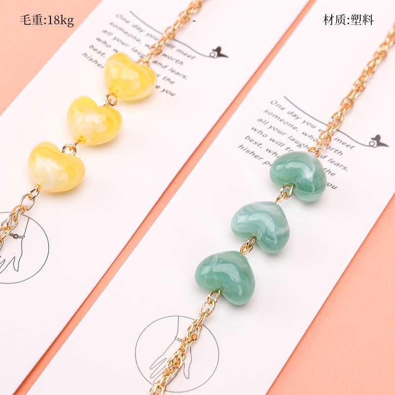 Nuevo Color Caramelo Pulsera de Cuentas