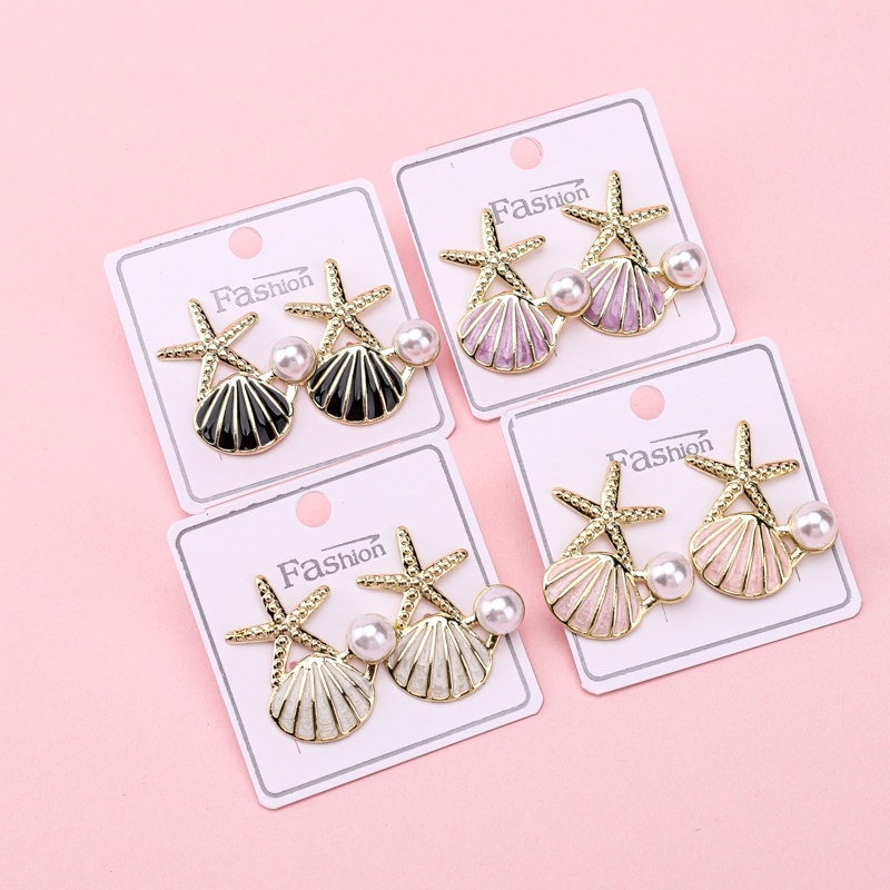 Pendientes de Perlas Largas Starfish 4