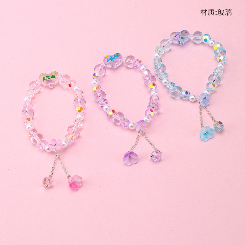 Pulsera de Cristal de la Flor 2