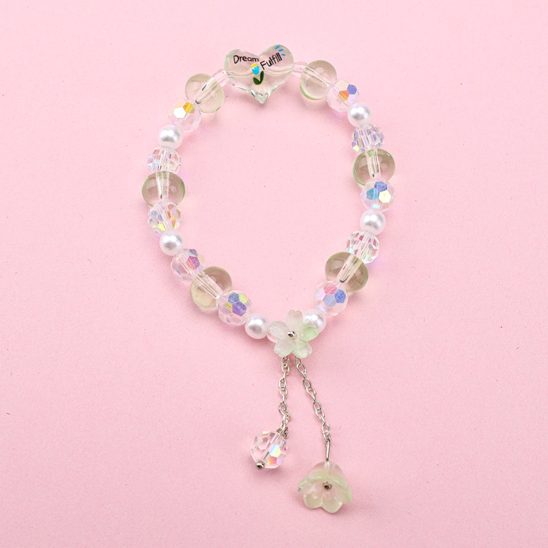 Pulsera de Cristal de la Flor 4