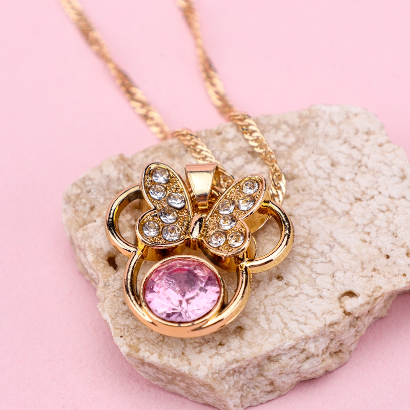 Nuevo Zircon Collar de Mariposa 3
