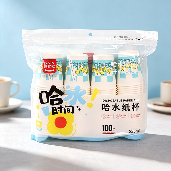2271 Copa de Papel Desechable Viento Dulce (100/235ml) 4