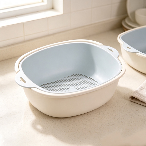 8099 Simple Method Series Draining Basket Juego de 3 Piezas 5