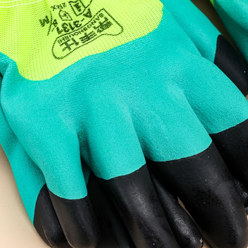 Ayudante Shi A- 3131 Guantes de Goma Transpirable 4
