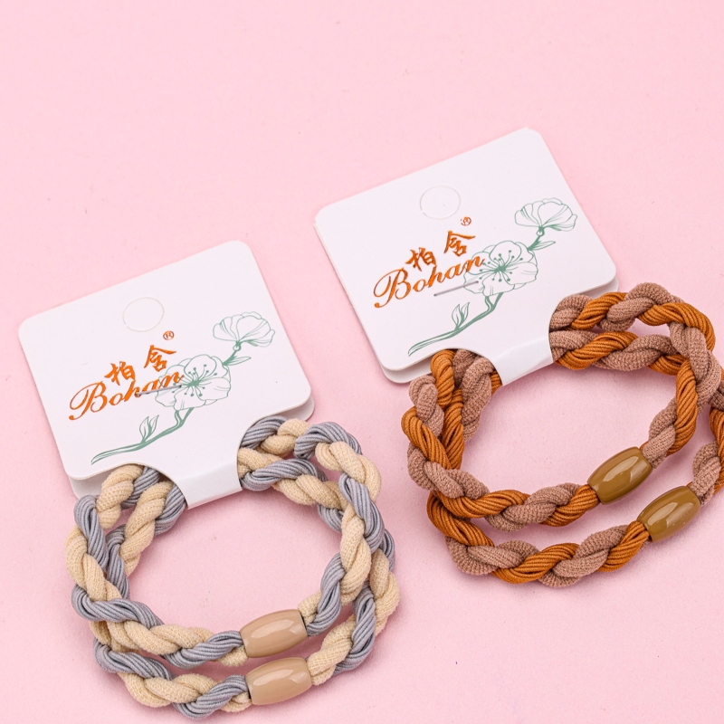 Dos Bandas Dobles Trenzas de Colores 3