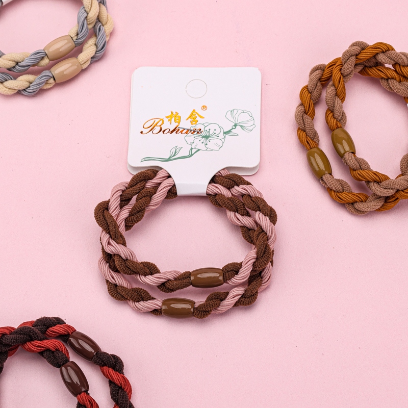 Dos Bandas Dobles Trenzas de Colores 4
