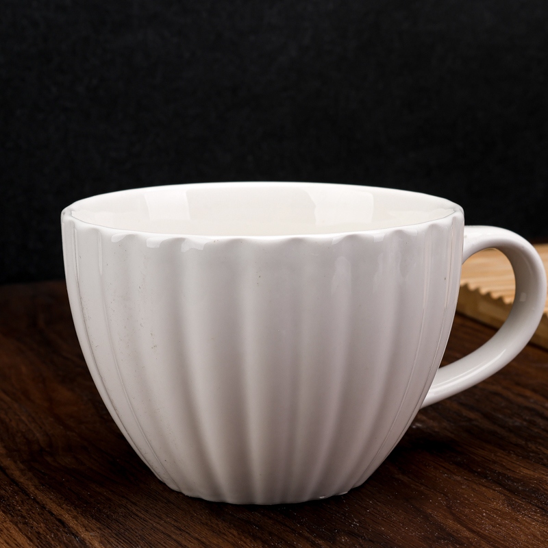 Yingshan Rojo Procesamiento Gran Taza de Cerámica de Calabaza (Blanco) 4