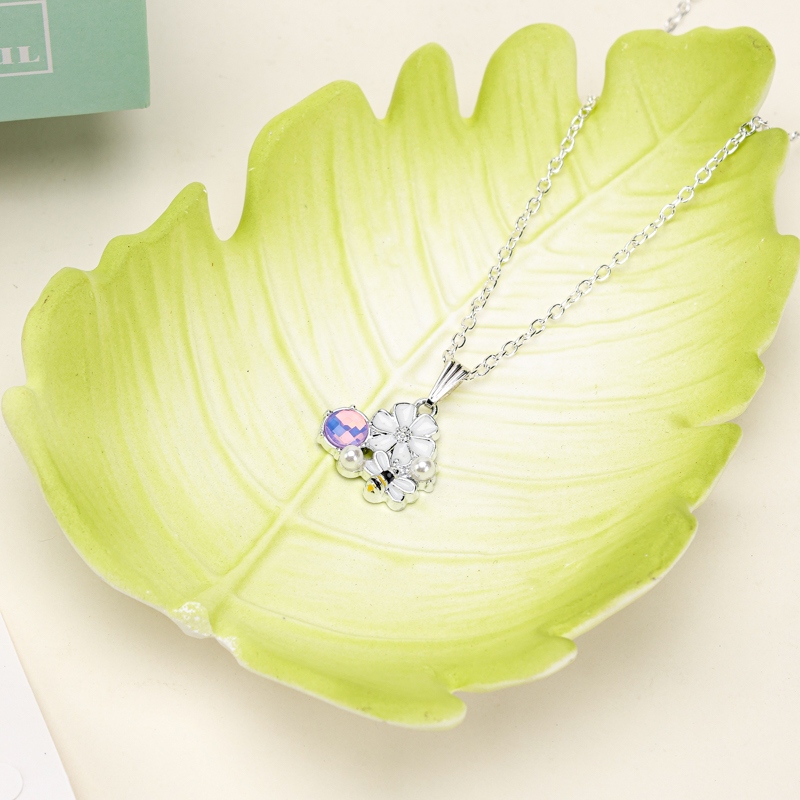 GXL-630 Aceite Gota Collar de Flores 4