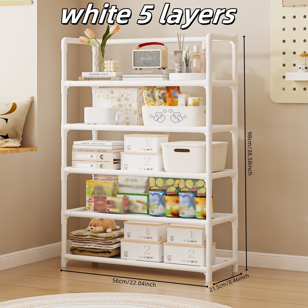 3301 Estante 60cm (Cinco Blanco) 2