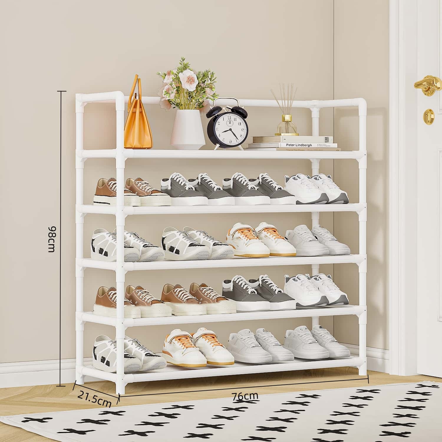 3301 Apoyabrazos Zapatillas 80cm (Cinco Blanco) 3