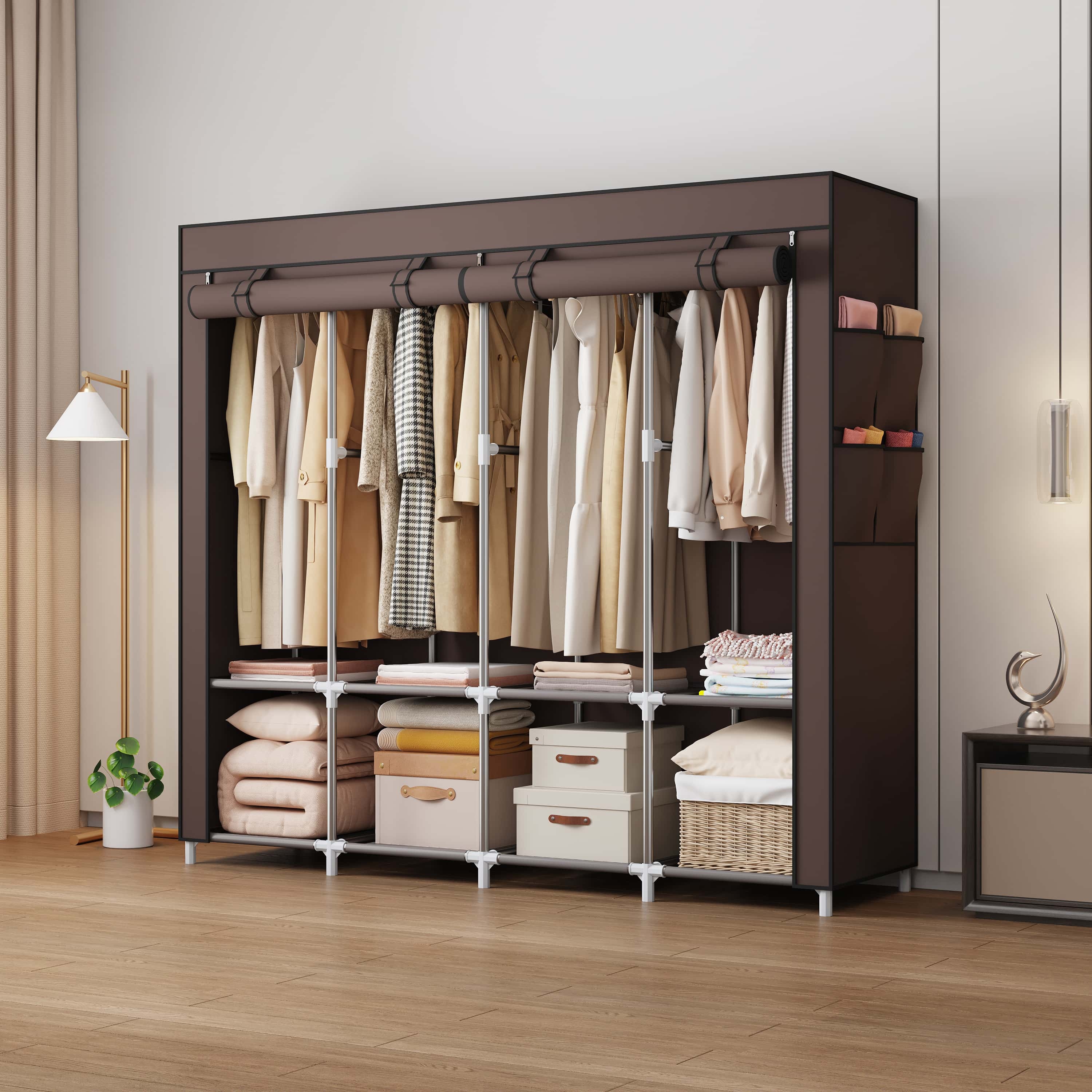 88170-12 Armario Resistente Al Polvo 3 Pull (Brown)