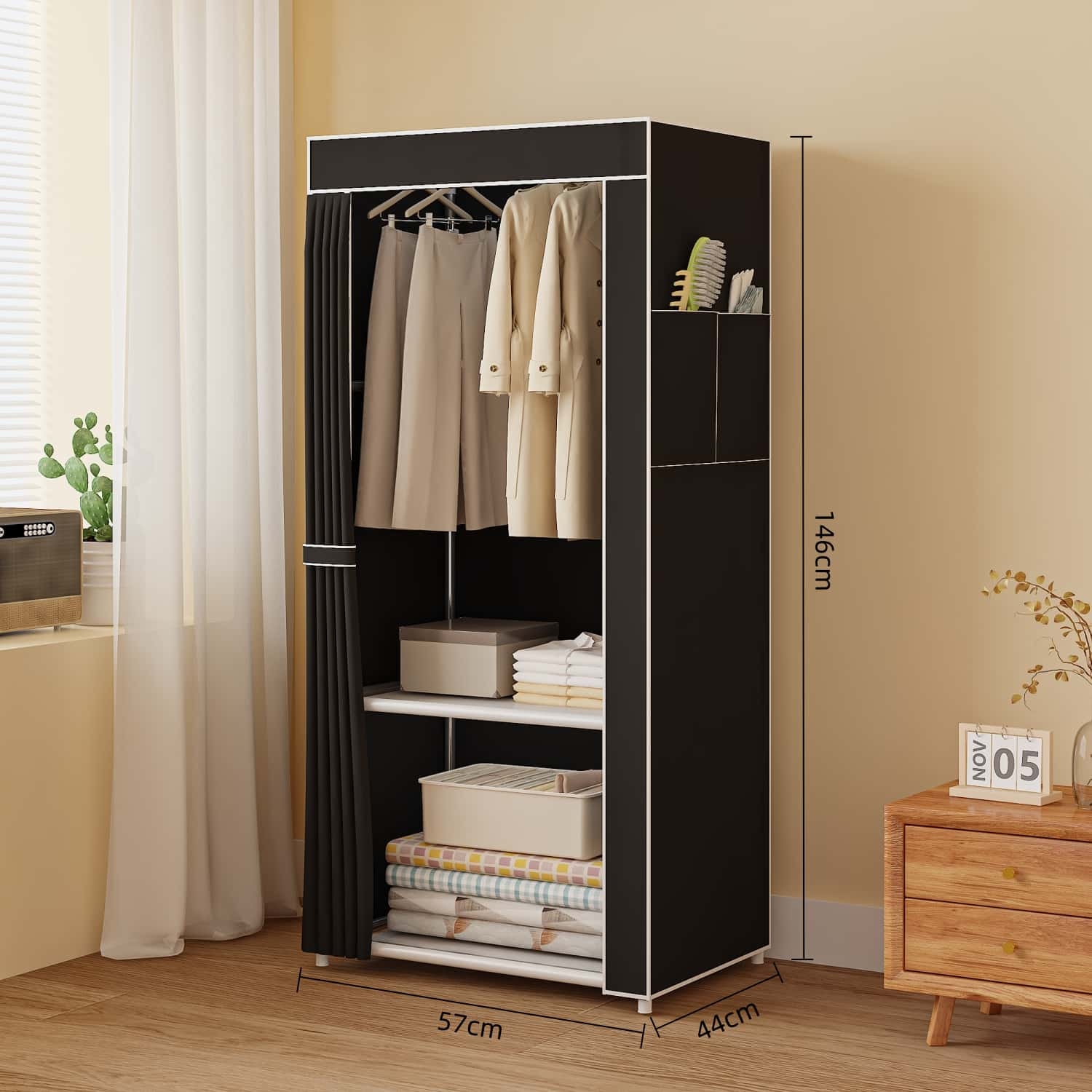 6601-triangle Coat Rack (Segundo Piso Negro) 3