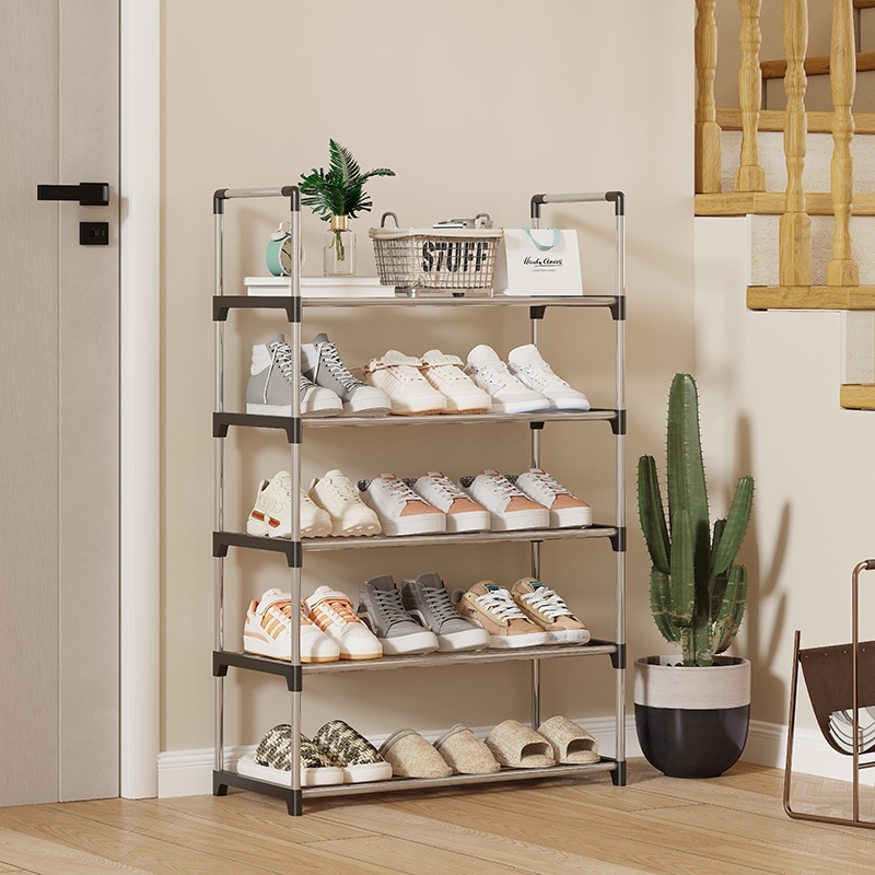8848B-5 Simple Shoe Rack (60B) [5 Capas-bright Silver]] 2