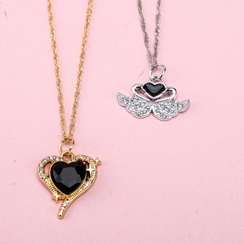 Collar de Corazón de Swan Rhinestone 4