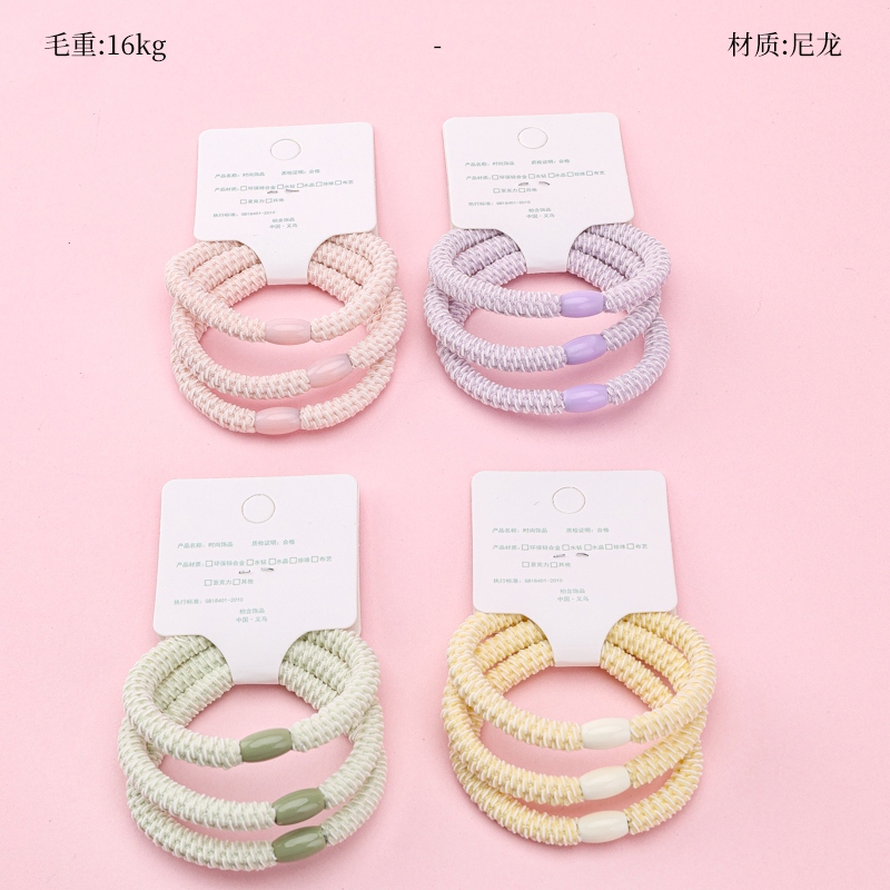 Tres Bandas de Goma Tejidos de Alta Elasticidad de Colores