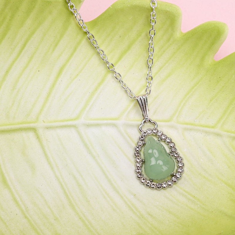 GXL-672 Collar de Gourd de Diamante Completo 4