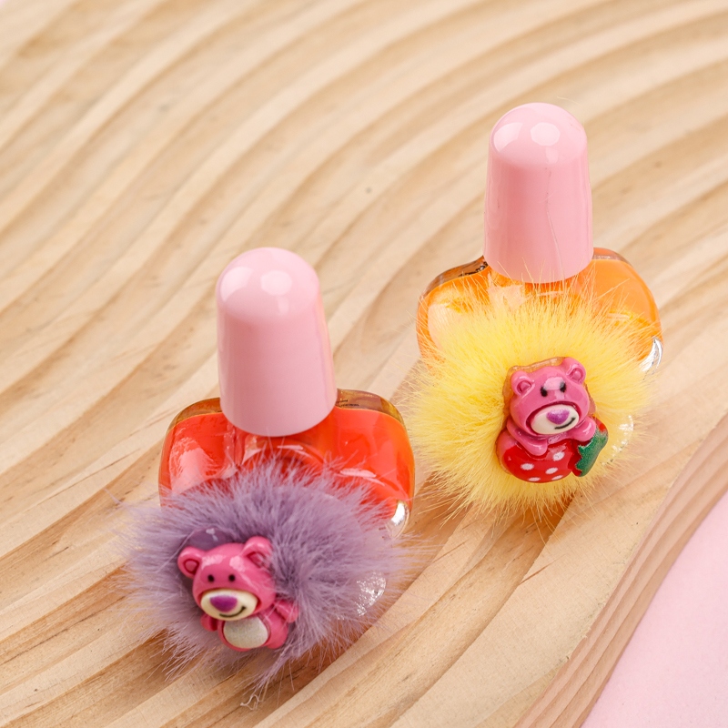 Color de Oso de Fresa de Fresa Peelable Nail Polish (Display Box) 4
