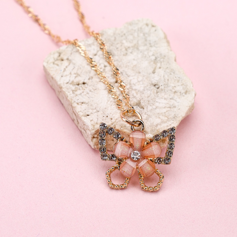 Rhinestone Glaze Collar de la Flor 3