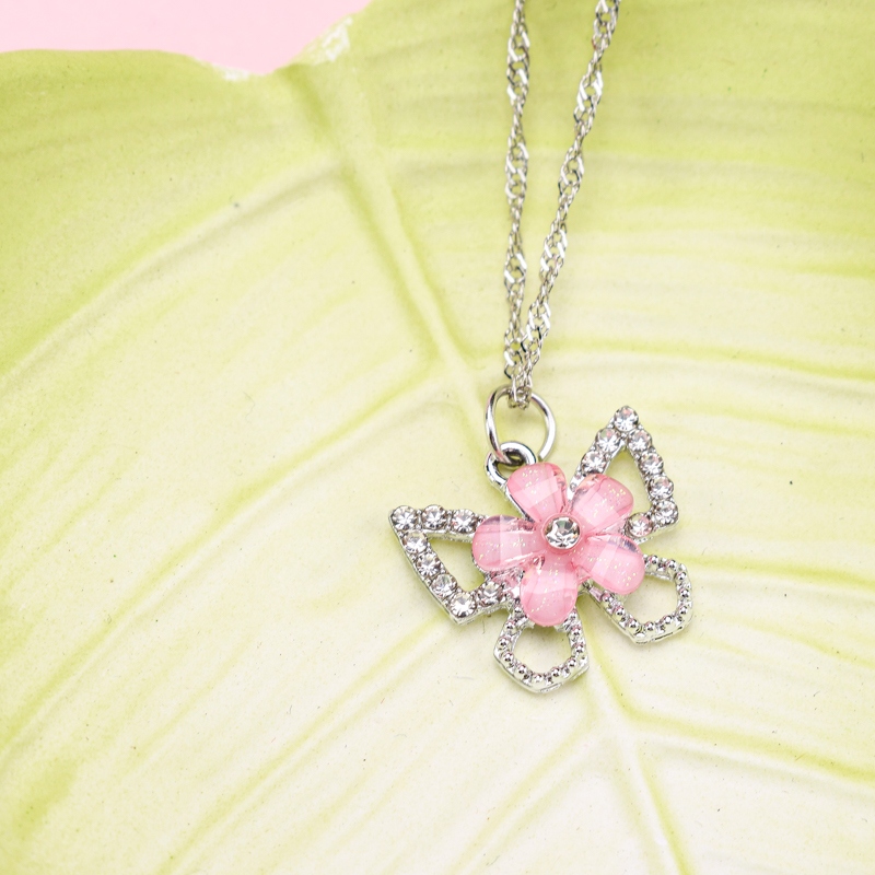 Rhinestone Glaze Collar de la Flor 4
