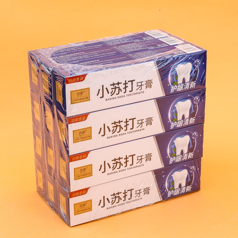 Poqu Hornear Soda Blanqueante Pasta de Dientes 100g 3
