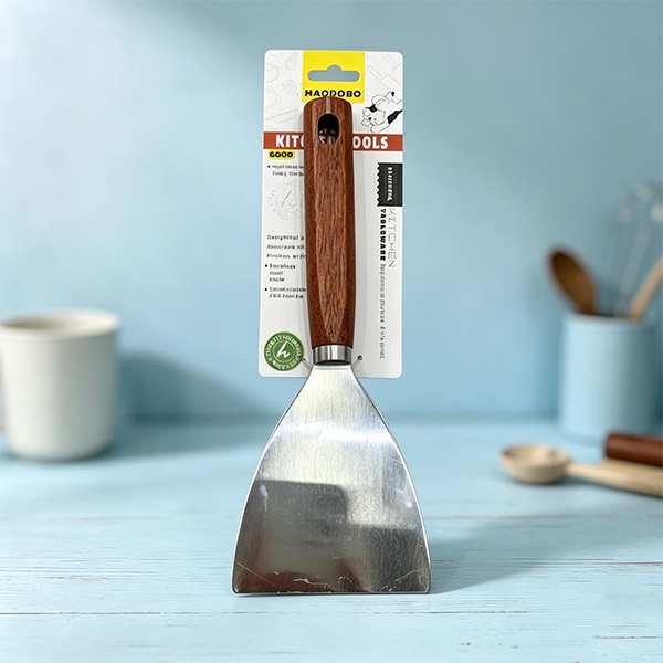 HAO-8962 Sabri Wood Teppanyaki Shovel Straight 130G 130g