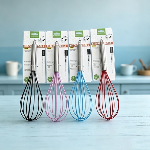 HAO-4418 Silicona 5 Cable Batidor de Huevo 2
