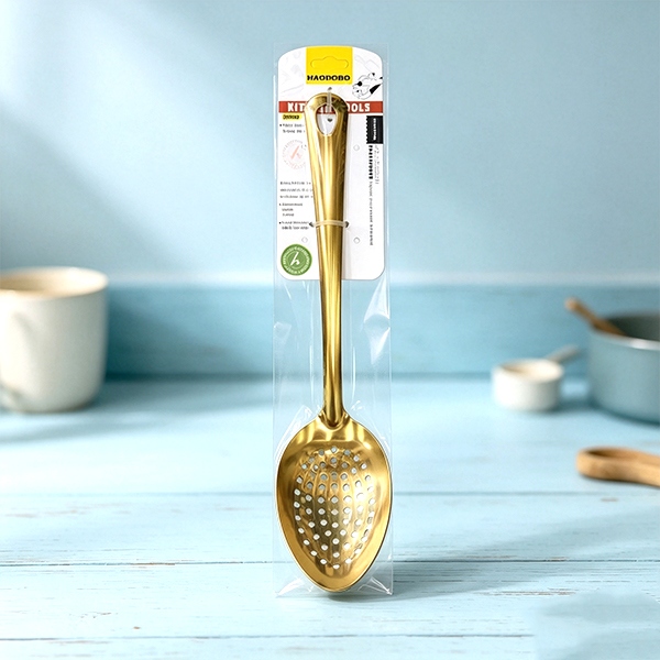 HAO-43951 Mango Cuadrado del Cuerpo Mango Largo del Arroz Leakage Gold Plated
