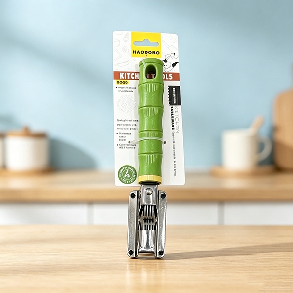 Afilador de Mango de Bambú Verde HAO-8971 130.8g 2