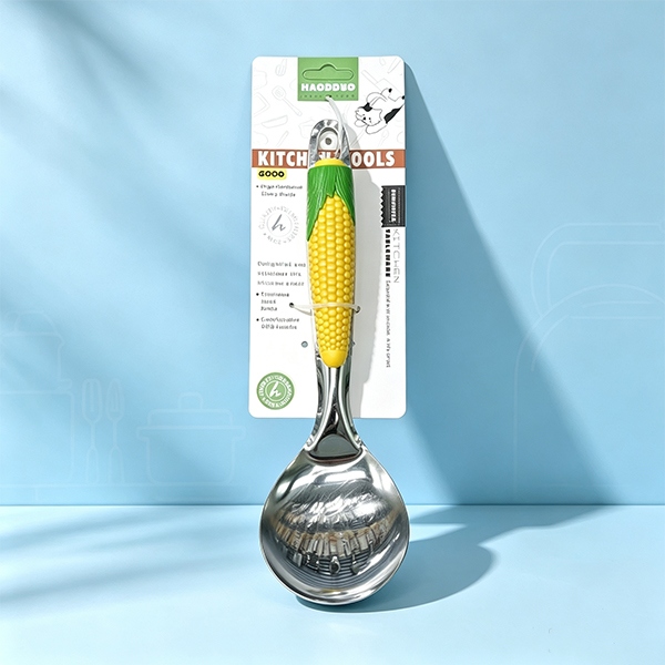 HAO-4214 Nueva Cuchara de Arroz Corto de Maíz Con Magnético 410# 2