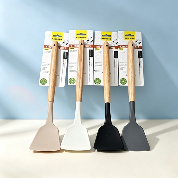 HAO-8890 Mango de Madera Silicona Pequeña Pala 59g