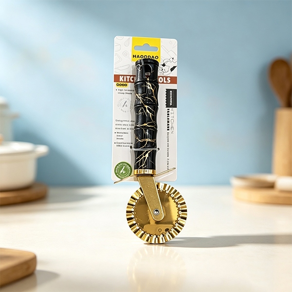 HAO-8953 Negro Bambú Flor Rueda Pizza 68.3g