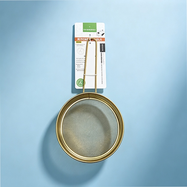 Mango de Acero HAO-3906 Dorado En Polvo Plano