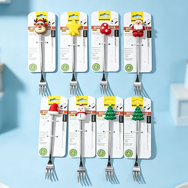 HAO-5417 Trumpet Christmas Doll Fork Series