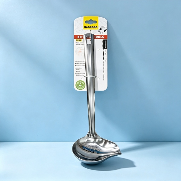 HAO-44101 Bare Body Square Handle Oil Spoon