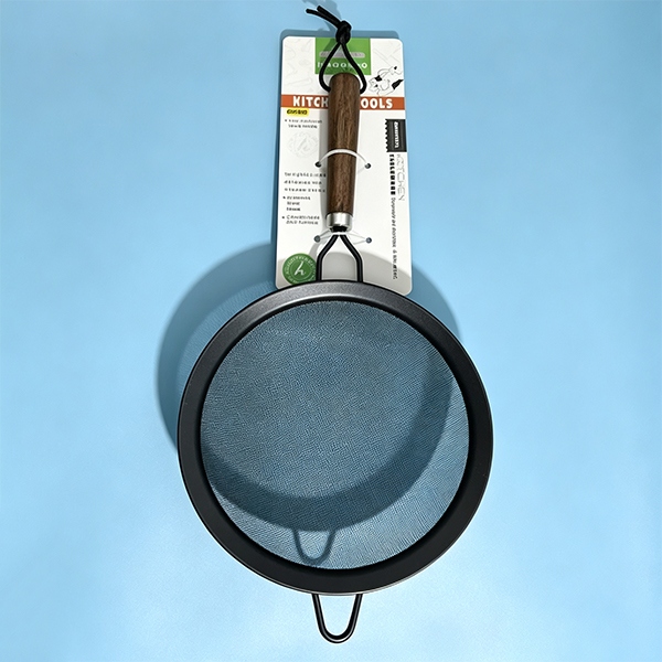 Cuadrícula de Aceite Negro HAO-3876 Con Mango de Madera 2