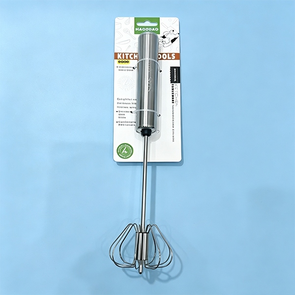 HAO-4424 Audaz Gran Mango Medio Semiautomático Huevo Beater 2
