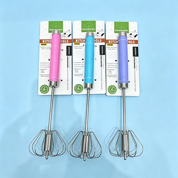 HAO-4426 Pequeño Mango de Color Semiautomático Batidor de Huevo 2