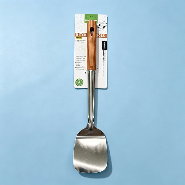 HAO-49571.2 MM de Mango Cuadrado Pala Plana de Grano de Madera Con Magnético 410#