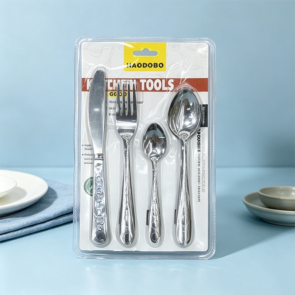 HAO-8829 Agua Tirando Cuchillo de Manzana Cuchara 4 Pedazo SET 16pc 2